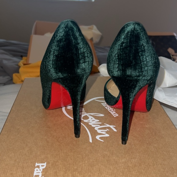 Christian Louboutin Iriza 100 Velluto Stampato - Picture 3 of 6